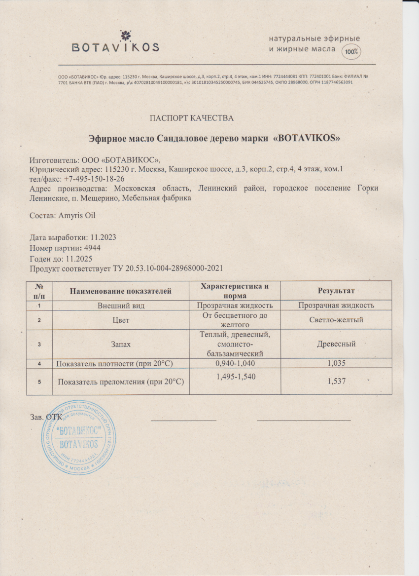 Паспорт №112023